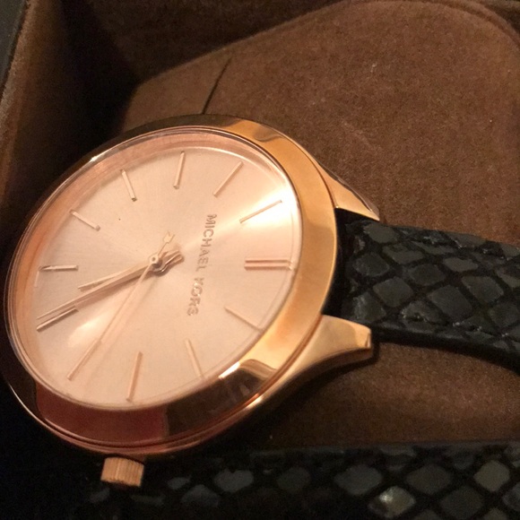 Michael Kors Rose Gold Wrap Watch - Picture 3 of 9